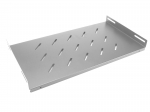 Fiksēts plaukts 19" komutācijas skapim, 450mm, pelēks