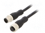 Cable: for sensors/automation | M12 | PIN: 5 | 6m | plug | 36VDC | PVC
