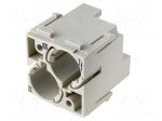Connector: HDC | module | male | 50V | PIN: 8 | UL94V-0 | polycarbonate
