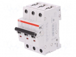 Circuit breaker | 230/400VAC | Inom: 2A | Poles: 3 | Charact: C | 6kA