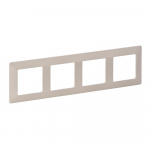 Plate Valena Life - 4 gang - ivory