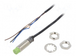 Sensor: inductive | OUT: NPN / NO | 0&divide;4mm | 10&divide;30VDC | M12 | 2m | IP67