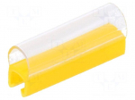 Markers | Marking: empty | 2.4&divide;3mm | PVC | yellow | -30&divide;60&deg;C | push-in