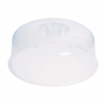 Plastic lid for microwave 23cm, clear / 352402