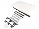 Enclosure: for modular components | IP40 | plaster embedded | white