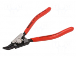 Pliers | for circlip | external | 3&divide;10mm | Pliers len: 130mm | angular