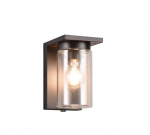 Trio Ardila sienas lampa E27 matt black dusk sensor  211660132 4017807564075