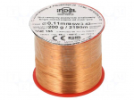 Coil wire | single coated enamelled | 0.112mm | 0.2kg | -65&divide;155&deg;C