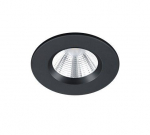 Trio-Lighting Zenia H2O LED 8,5 cm matt black griestos iebūvējams gaismeklis