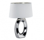 Trio Taba table lamp 52 cm E27 silver/white gaismeklis R50521089 4017807377514