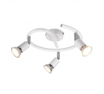 Trio Paris spotlight 3-pc GU10 matt white gaismeklis R80913931 4017807505078