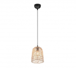 Trio-Lighting Lovis  1-pc E27 rattan piekaramā lampa