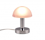TRIO-Lighting Fynn II table lamp 21 cm E14 chrome/lilac gaismeklis