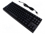 Keyboard | black | USB A,USB C | mechanical keyboard,RGB | 2000mAh