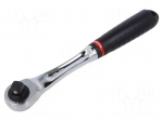 Wrench: rattle | 1/2" | with switch | 262mm | Teeth: 72