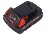Re-battery: Li-Ion | 18V | 2000mAh | packs