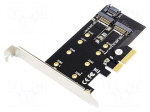PC extension card: PCIe | M.2 (B key),M.2 (M key) | 6Gbps
