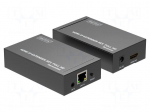 HDMI extender | DC socket x2,HDMI socket x2,RJ45 socket x2