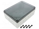 Enclosure: multipurpose | X: 180mm | Y: 254mm | Z: 90mm | TK PC | grey