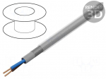Wire | &Ouml;LFLEX&reg; CLASSIC 100 SY | 2x1.5mm2 | PVC | transparent | CPR: Eca