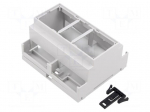 Enclosure: for DIN rail mounting | Y: 90mm | X: 106mm | Z: 73mm | PPO