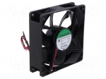 Fan: DC | axial | 24VDC | 92x92x25mm | 93.24m3/h | 40.3dBA | ball | 3400rpm