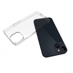 Back panel cover Evelatus Apple iPhone 15 Clear Silicone Case 1.5mm TPU Transparent