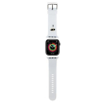 Back panel cover Karl Lagerfeld  Karl Lagerfeld 3D Rubber Karl Head strap for Apple Watch 38/40/41mm - white
