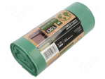 Trash bags | green | 120l | 10pcs.