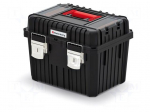 Chest | tool case | black | polymer | HEAVY | 445x360x337mm | 25kg