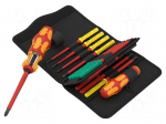 Screwdriver: insulated-set | insulated | 1kVAC | case | 17pcs.