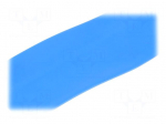 Heat shrink sleeve | glueless | 2: 1 | 38.1mm | blue | polyolefine | reel