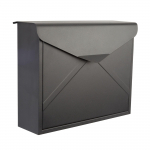 MAILBOX - VERONA - MATTE BLACK - 38 x 29 x 11,5 cm