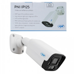 PNI IP125 video surveillance camera with IP, 5MP, H.265, ONVIF, outdoor and indoor IP66, human detection, motion detection