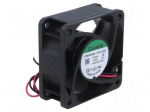 Fan: DC | axial | 24VDC | 60x60x25mm | 49.25m3/h | 37.5dBA | ball | 6200rpm