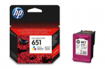 Original Ink cartridge Tri-Color HP 651 (C2P11AE)