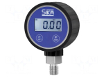 Digital pressure gauge | -1&divide;40bar | Thread: G 1/4" | 69mm | &plusmn;1%