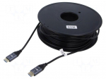 Cable | HDMI plug,both sides | PVC | HDMI 2.1,optical | Len: 40m | grey