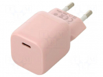 Power supply: switching | mains,plug-in | 5&divide;20VDC | 30W | pink | 3A