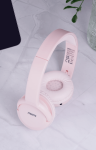 Bluetooth headphones STREETZ, mic, foldable, pink / BT210-PNK / 6612086