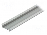 Profiles for LED modules | recessed | natural | L: 1m | aluminium
