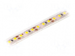 LED tape | white warm | 2835 | 12V | LED/m: 120 | W: 10mm | 120&deg; | IP65 | 6W/m