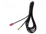 Cable | 5m | Fakra female,SMA male | Car brand: universal