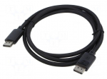 Cable | DisplayPort plug,both sides | textile | DisplayPort 1.4
