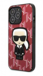 Back panel cover Karl Lagerfeld Apple iPhone 13 Pro Max Monogram Ikonik Case Red