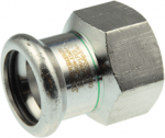 Press female connector,KAN-therm Inox 28x&frac12;"