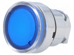 Switch: push-button | Stabl.pos: 1 | 22mm | blue | Illumin: ZBV6 | IP66