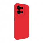 Back panel cover Evelatus Xiaomi Redmi 15C 4G/5G Premium Magnetic Soft Touch Silicone Case Red