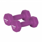 Uued tooted // Hantelki żeliwne neoprenowe HEX 2x2.5kg, REBEL ACTIVE