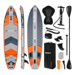 Spordiks ja aktiivseks puhkuseks // Sup's // Deska SUP REBEL ACTIVE PRO RBA-4518 - pomarańczowa